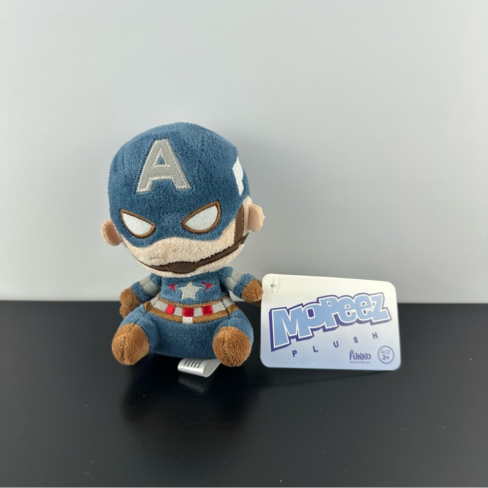 NWT Funko Mopeez Marvel Captain America Plush Stuffed Animal Soft Toy 5”